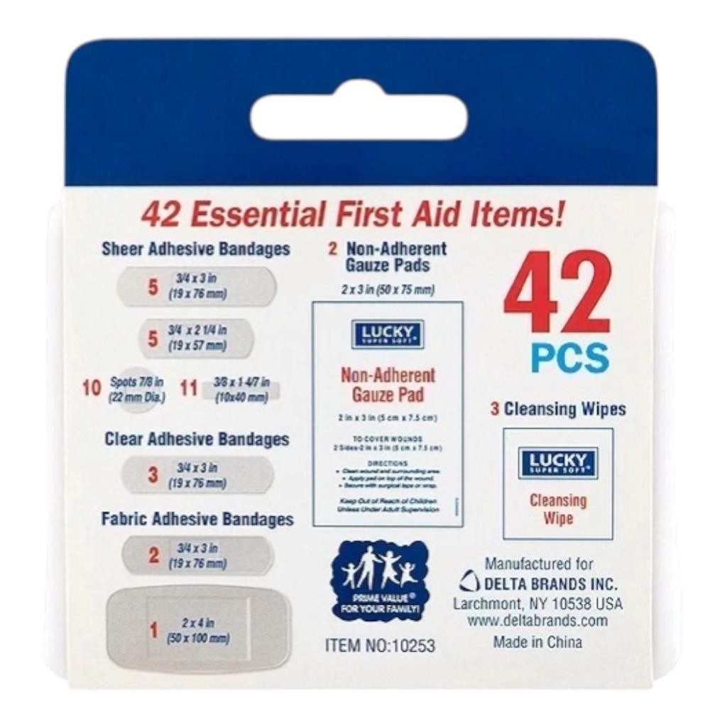 Travel First Aid Kit 42pc Compact Emergency Medical Set Bulk 2 6 12 Pack AU