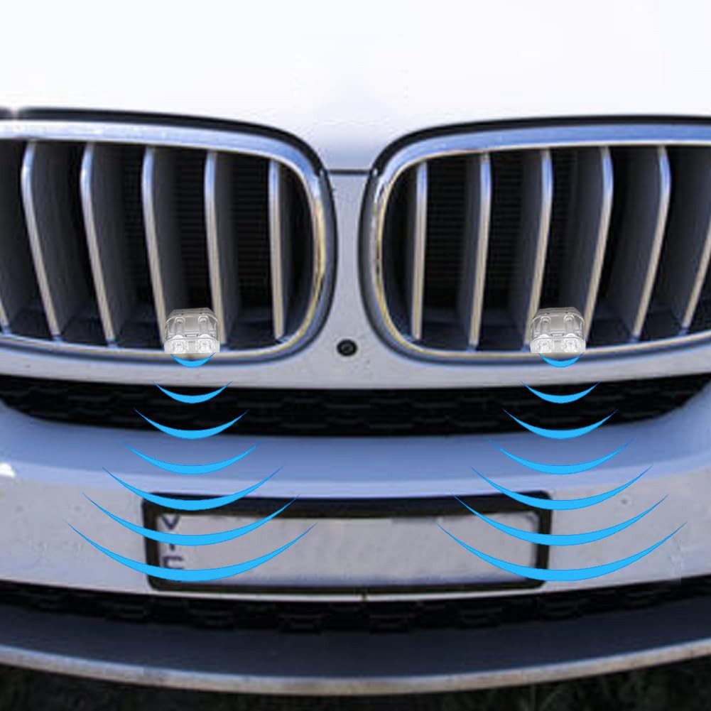 Xiaokeis 6 Pack Deer Whistles for Car, ABS Self-Adhesive Transparent
