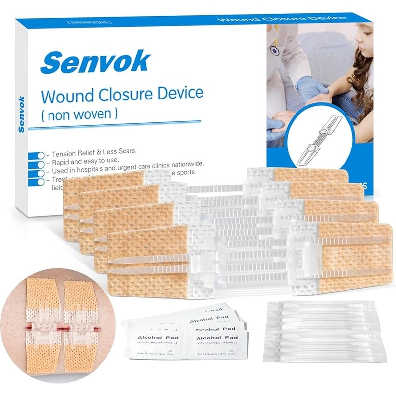 Emergency Wound Closure Kit Stitchless First Aid Healing Essential Travel New