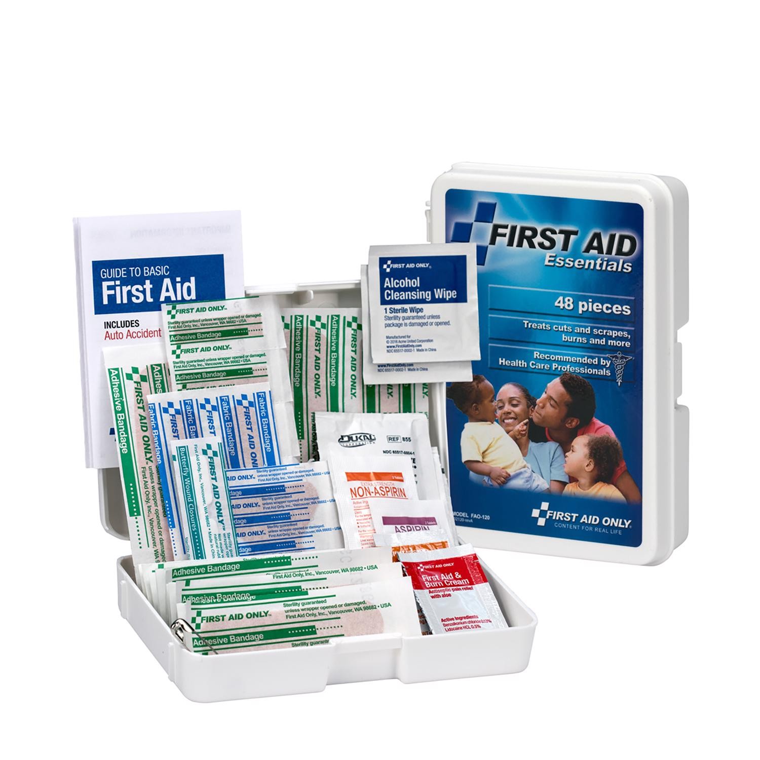 First Aid Only FAO-120 15 Person Plastic Industrial Personal First Aid Kit
