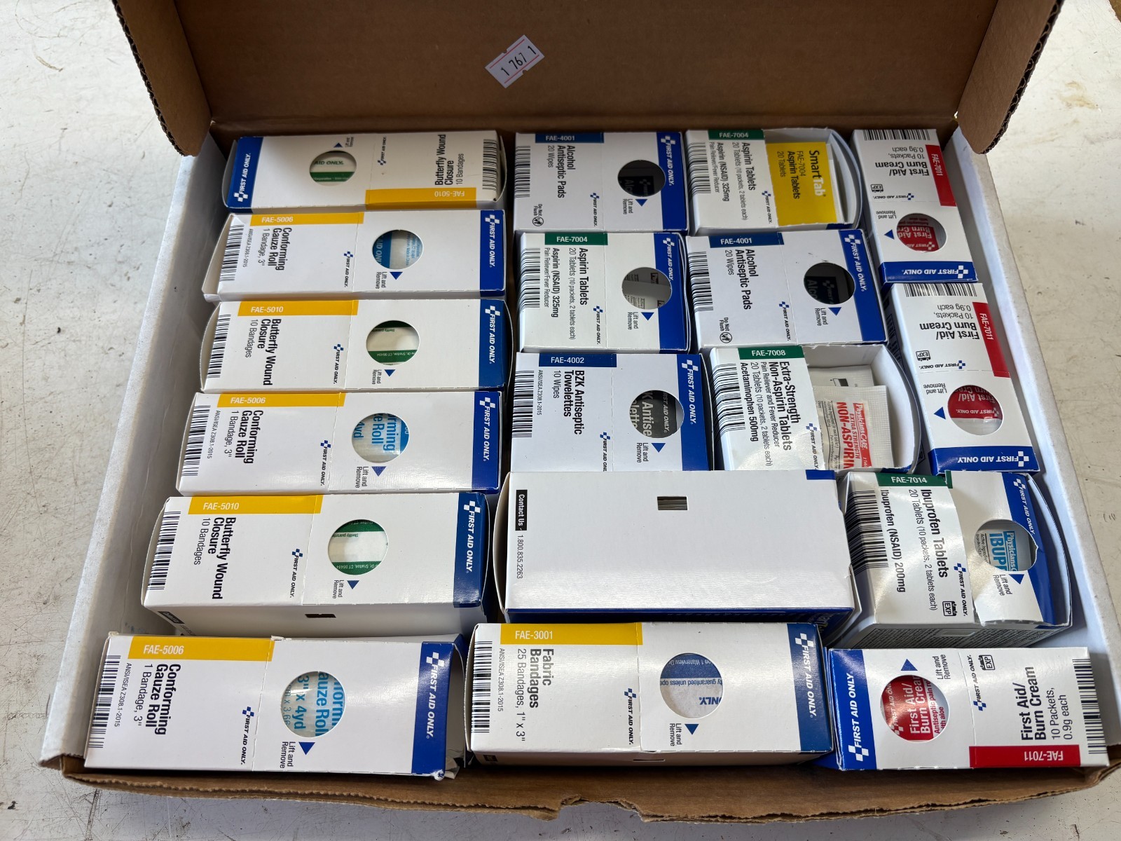 First Aid Only 700002 SmartCompliance 50-Person Kit Refill Blue