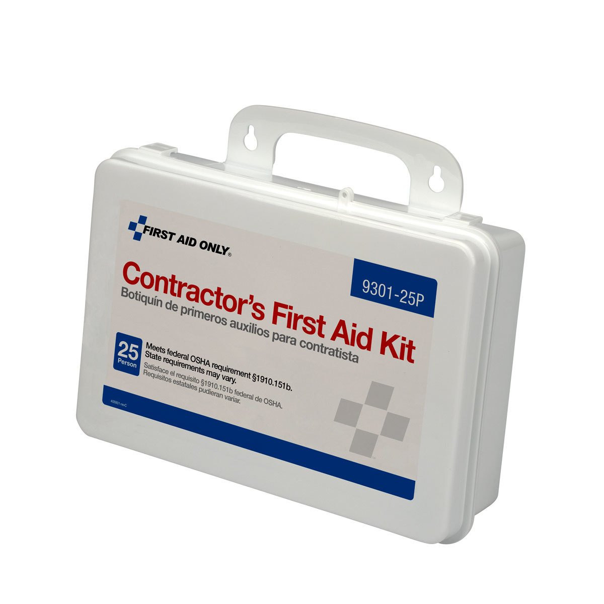 First Aid Only 9301-25P 25-Person Contractor'S First Aid Kit for Home Renovation