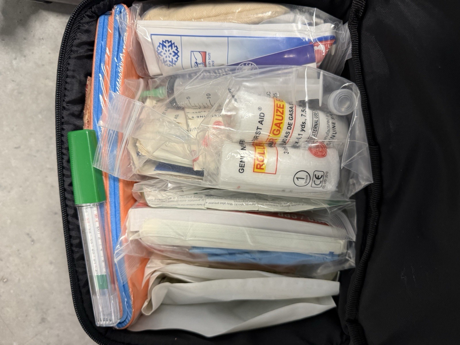 West Marine Medical Kit 5.0 First Aid Kit Coast Guard/ISAF Blue w/ Gauze