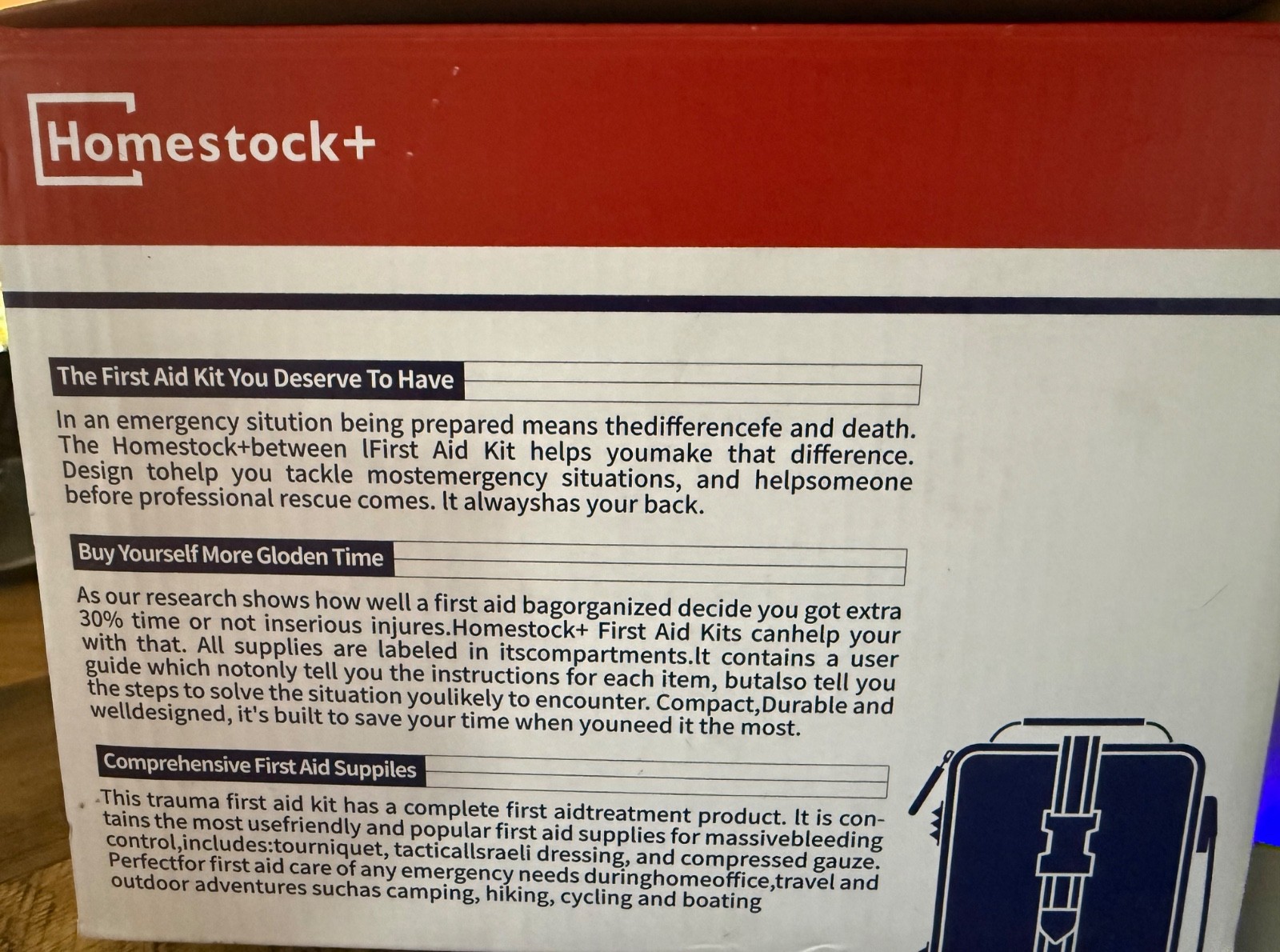 Homestock + First Aid Kit Pro Max 401 Piece