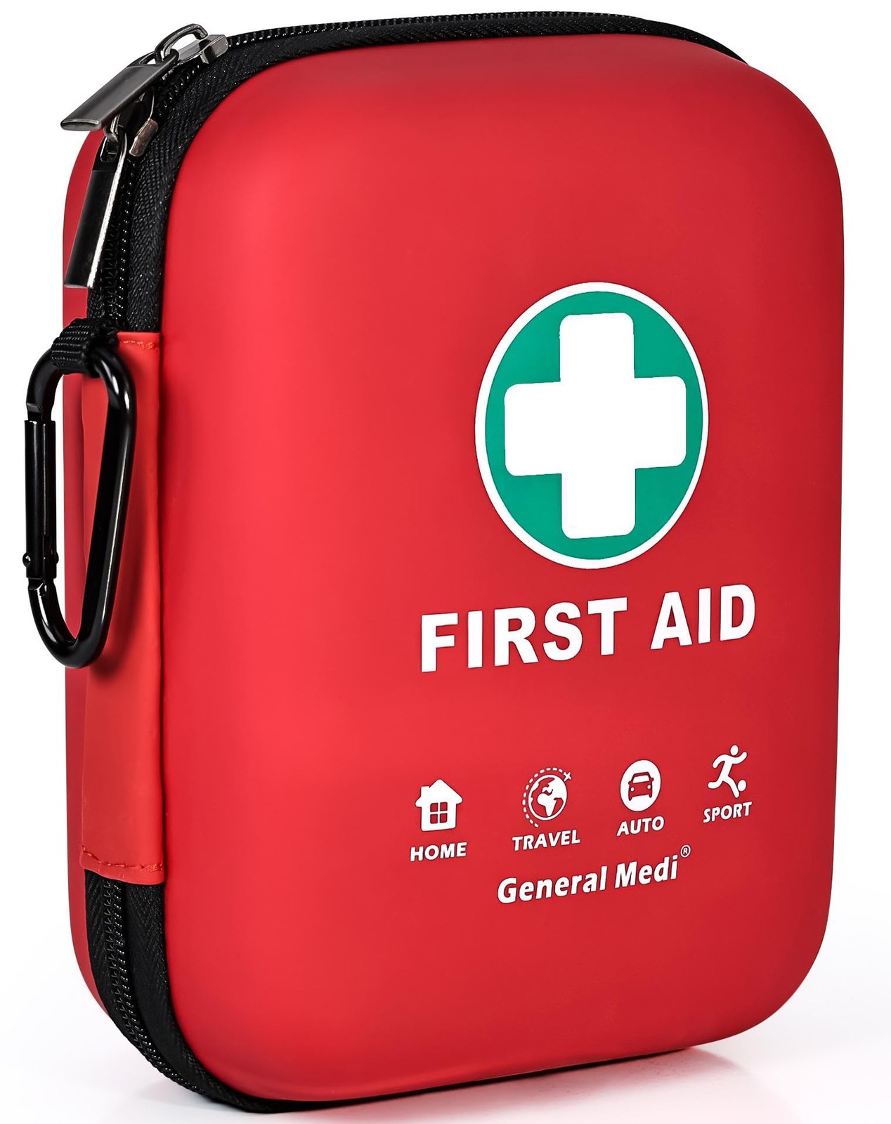 First Aid Kit – 170 Pieces Hard Case and Lightweight – Great for Travel, Home…