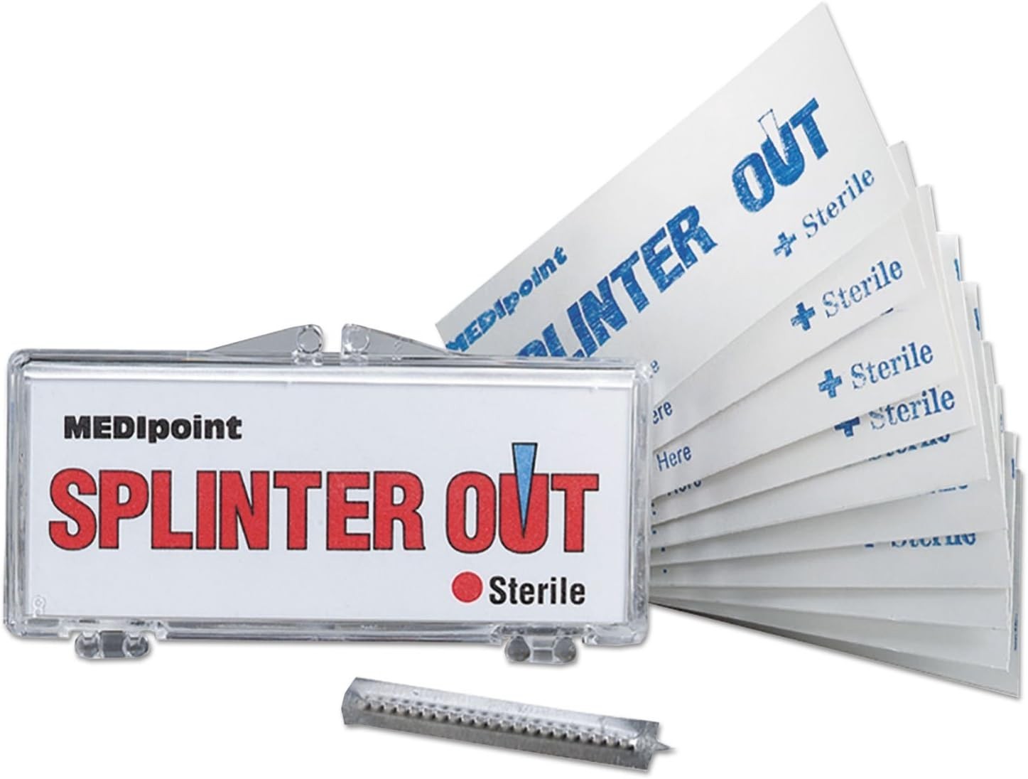 Essential 10-Pack Splinter Removal Tools for Home and Work First Aid Kits