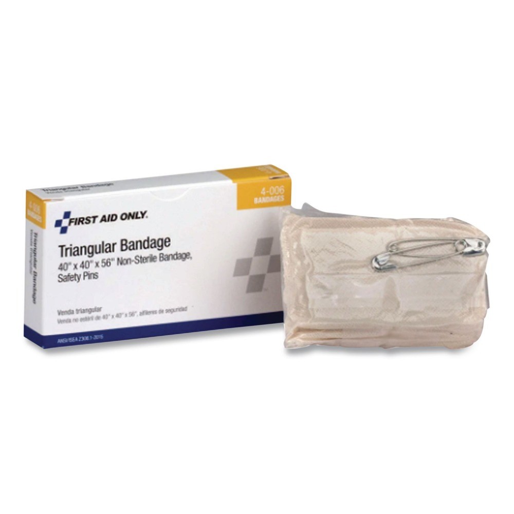 First Aid Only AN5071 Sling/Tourniquet Triangular Bandages (10/Pk) New