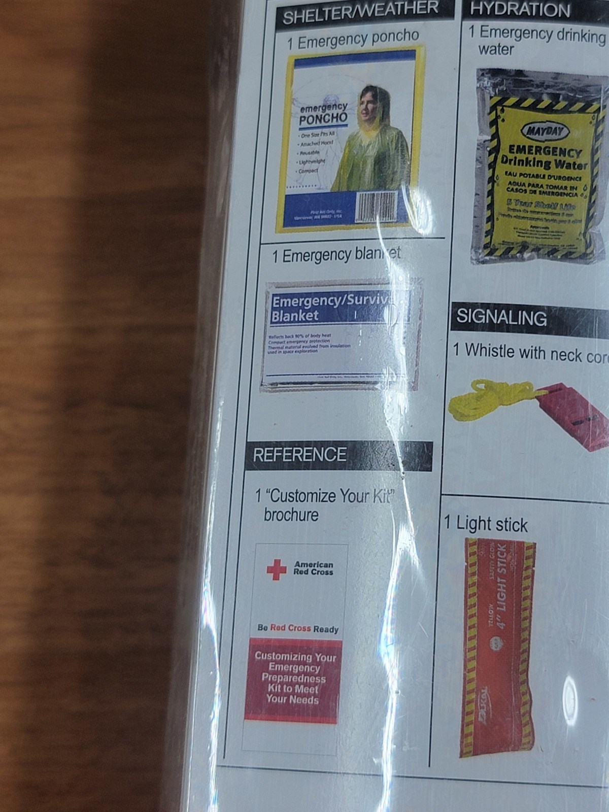 American Red Cross Deluxe Personal Safety Emergency Pack-INCLUDES Mask!