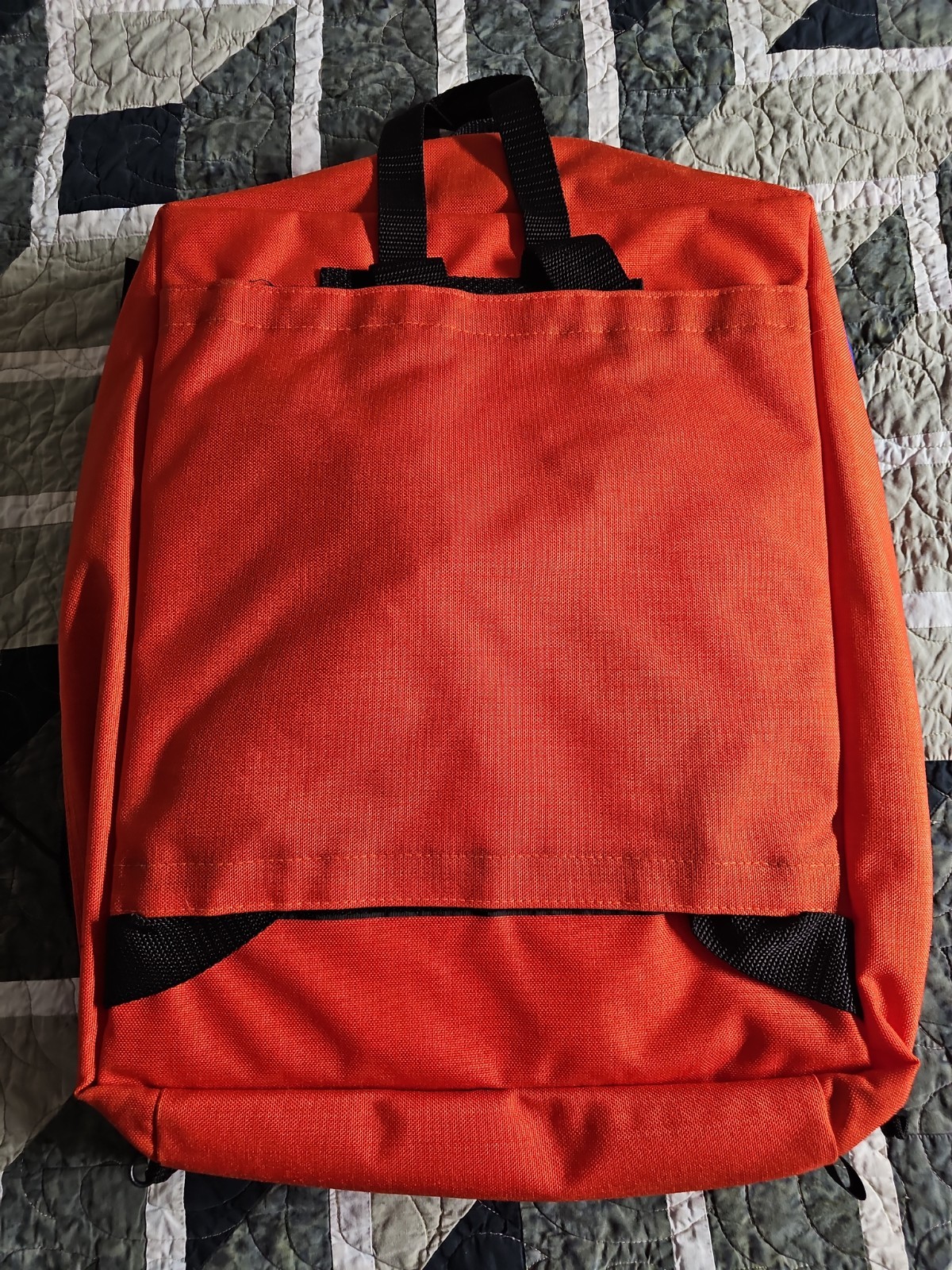 Trauma Backpack Bag, Orange, Empty Medical Bag Empty First Responder EMT W3