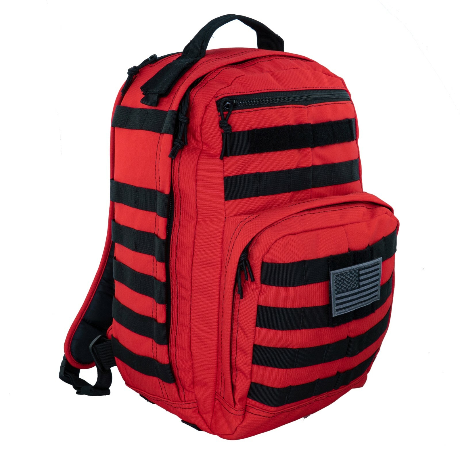 LINE2design First Aid Trauma Backpack – EMS Medical Tactical Molle Bag – Red