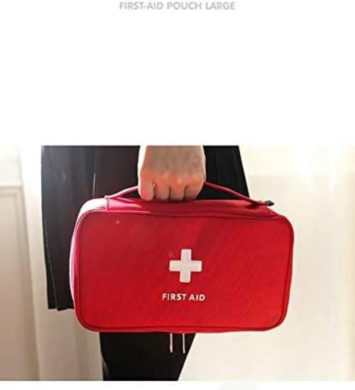 First Aid Bag – First Aid Kit Bag Empty for Home Outdoor Travel Camping Hikin…