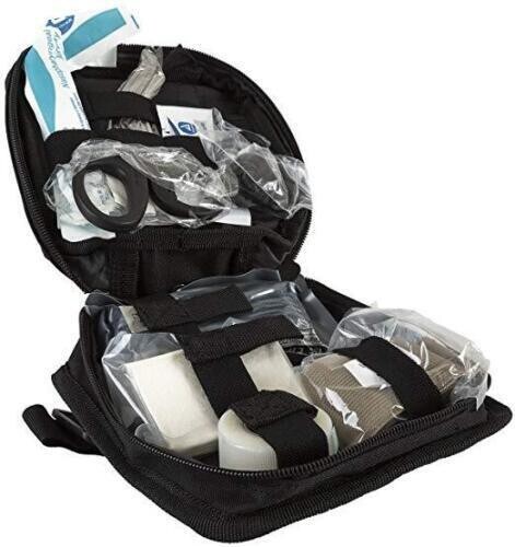 ELITE FIRST AID Enhanced LvL-1 IFAK Kit FULLY-STOCKED Tactical Trauma Camp Hunt