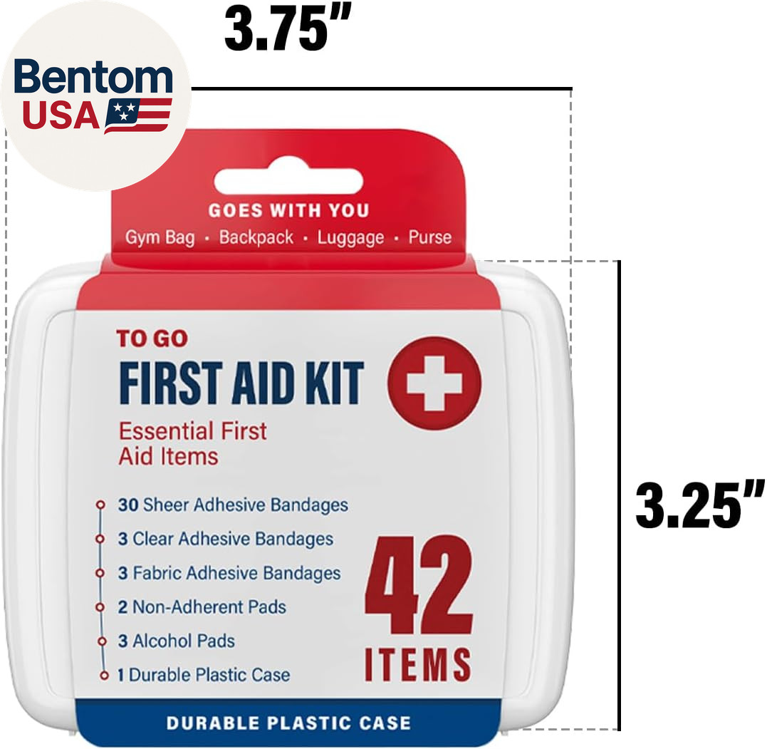1000 Piece First Aid Kit, 24 Individual Boxes of 42 Items Each, First Aid Kits f