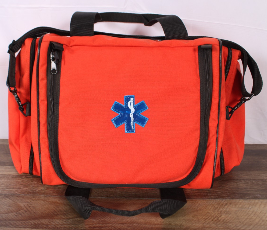 Emergency Trauma First Aid Medical Response Kit Bag Complete Open Box Read