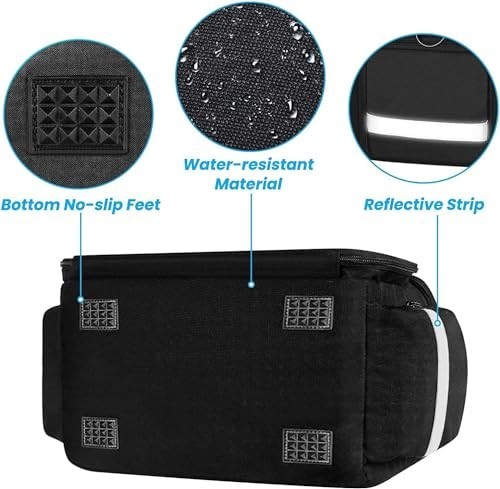 Medical Bag Nurse Home Health First Aid Organizer Water Resistant with Shoulder