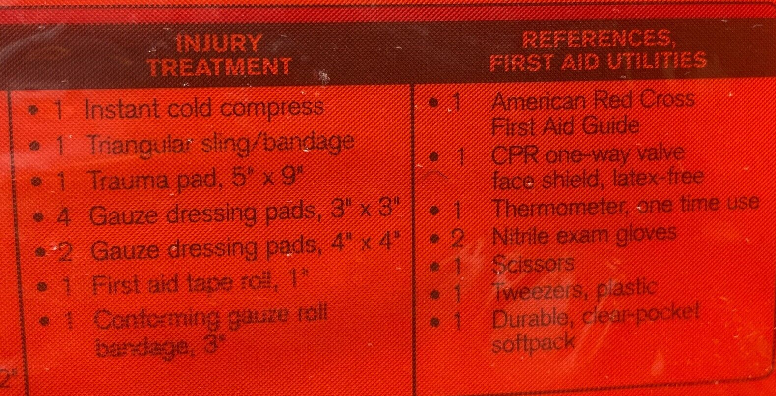 NWOT Be Red Cross Ready First Aid Kit, 73 Latex-Free Pieces, Home,Sports,Outdoor