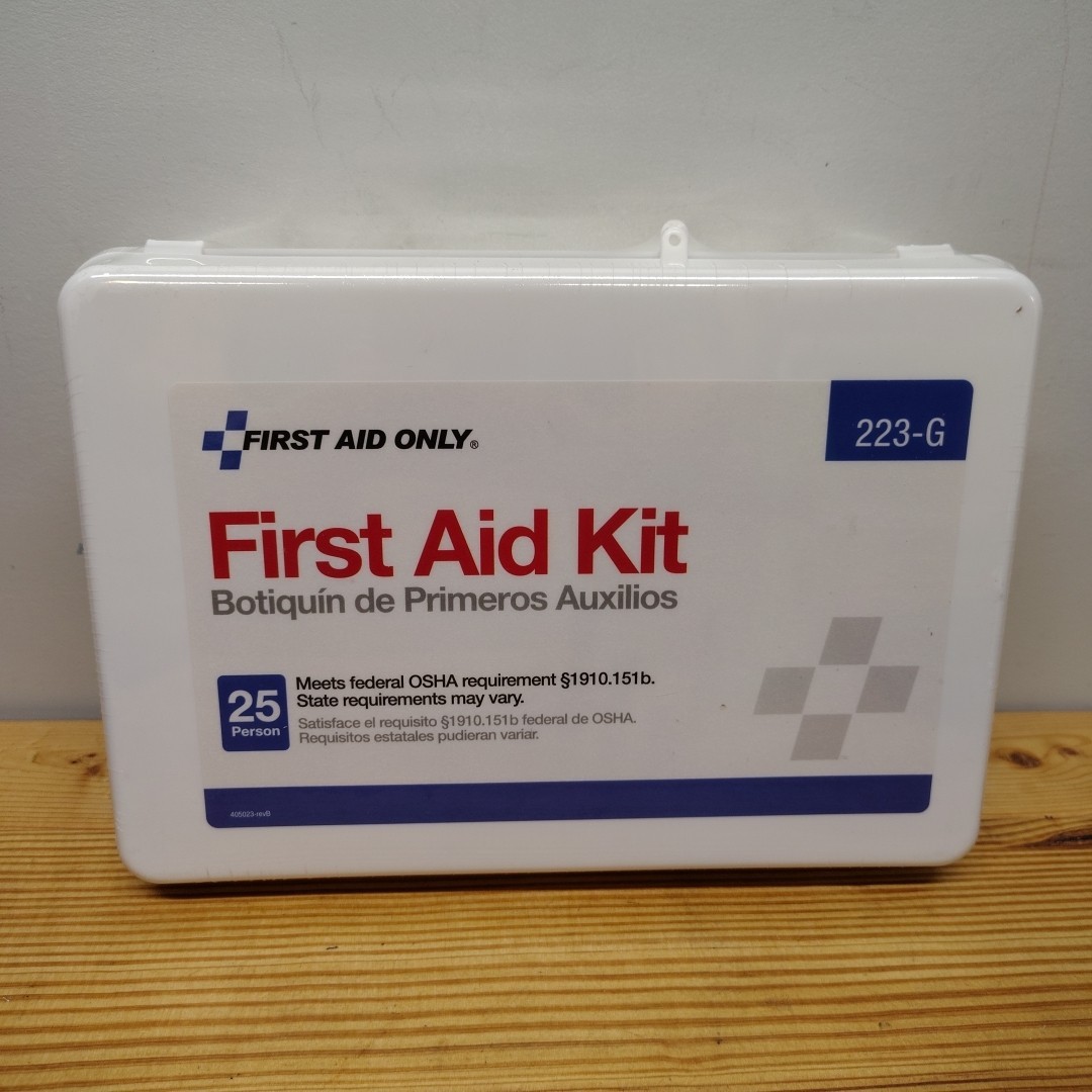 First Aid Kit – 223-G 25 Person Kit Expires April 2026