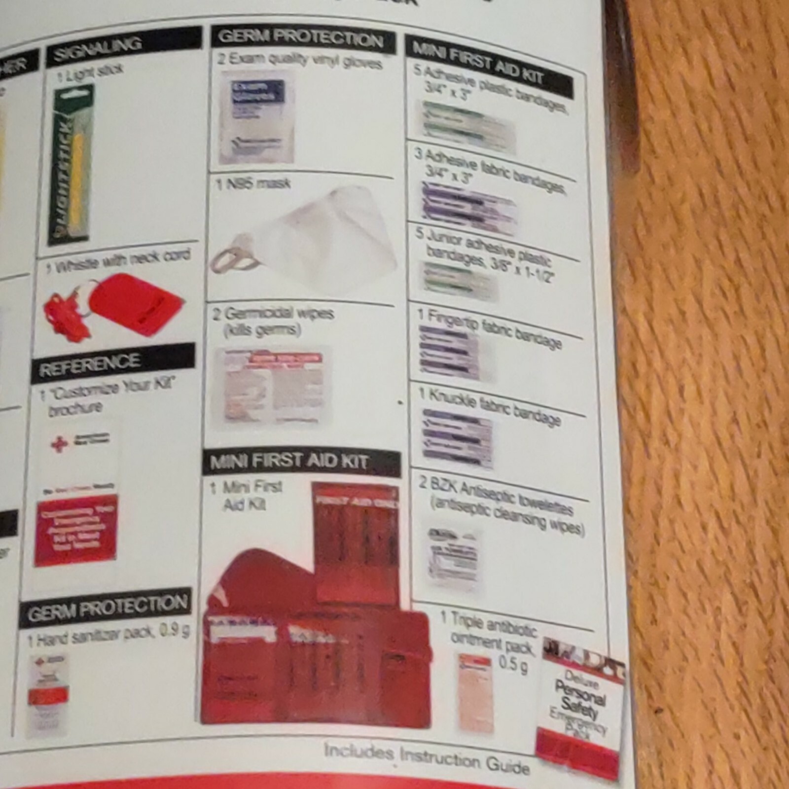 BRAND NEW AMERICAN RED CROSS DELUXE PERSONAL SAFETY EMERGENCY PACK #RC-613