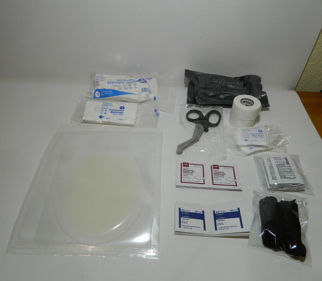 First Aid Survival Kit – Medical Trauma Kit IFAK EMT – Bug Out Bag – Chest Seal