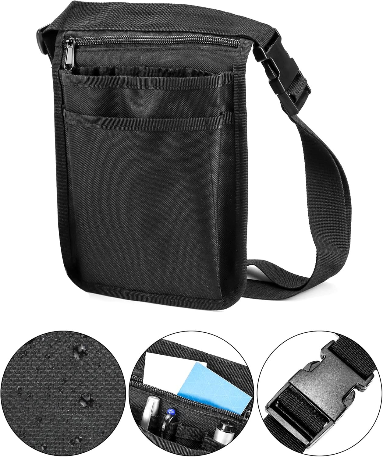 Medical Organizer Belt, Nurse Storage Bag Waist Bag Pouch for Medical Scissors C