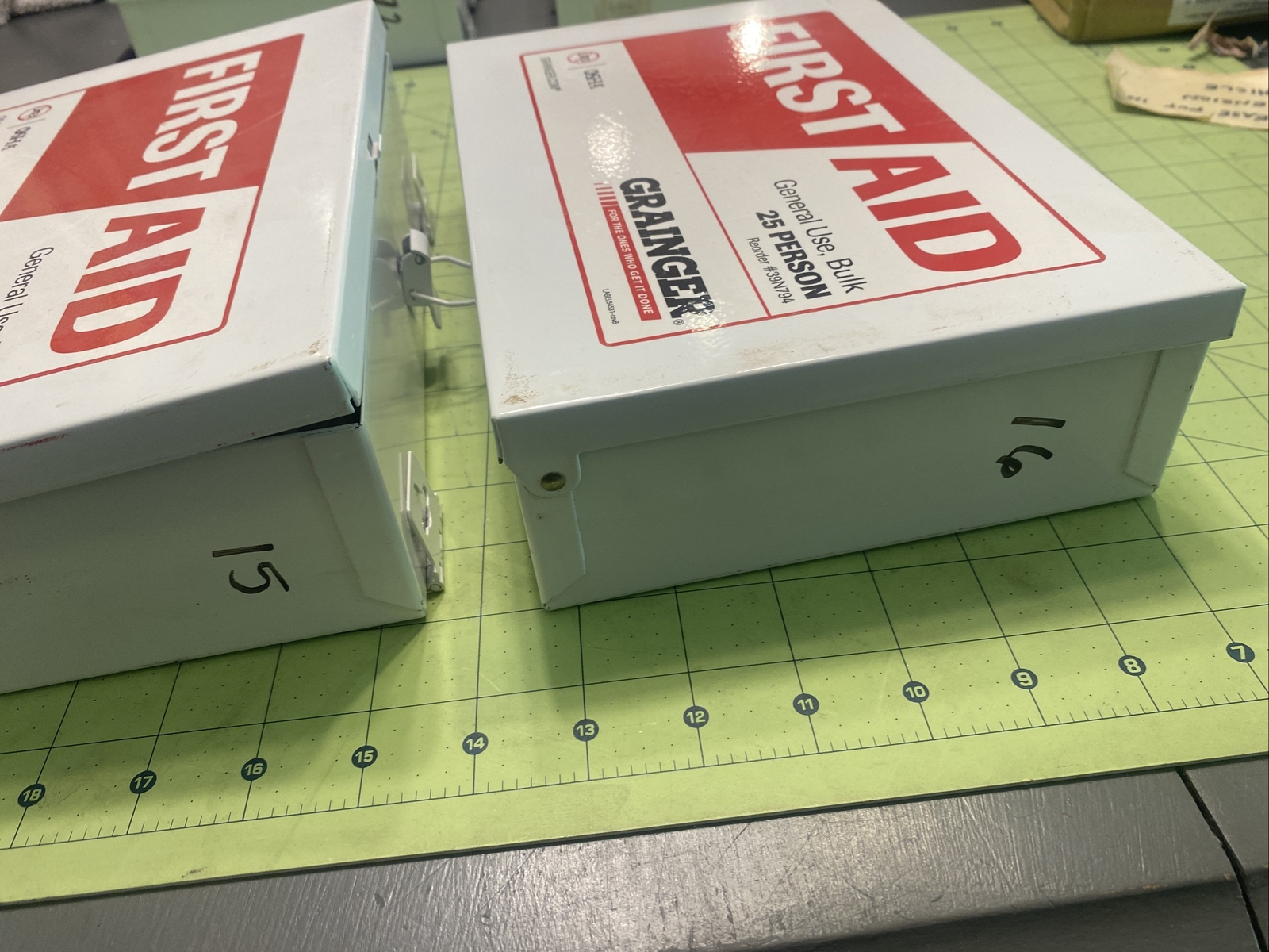 Grainger First Aid Kits 25 person #15 + 16 Two For The Price Of One