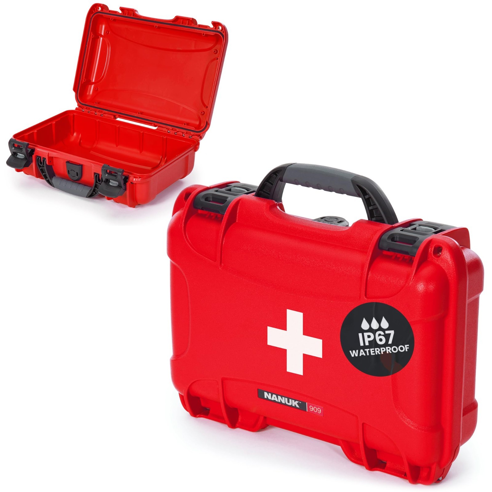 Waterproof First Aid Box – Durable Medical Organizer Case, IP67 Dustproof & Impa