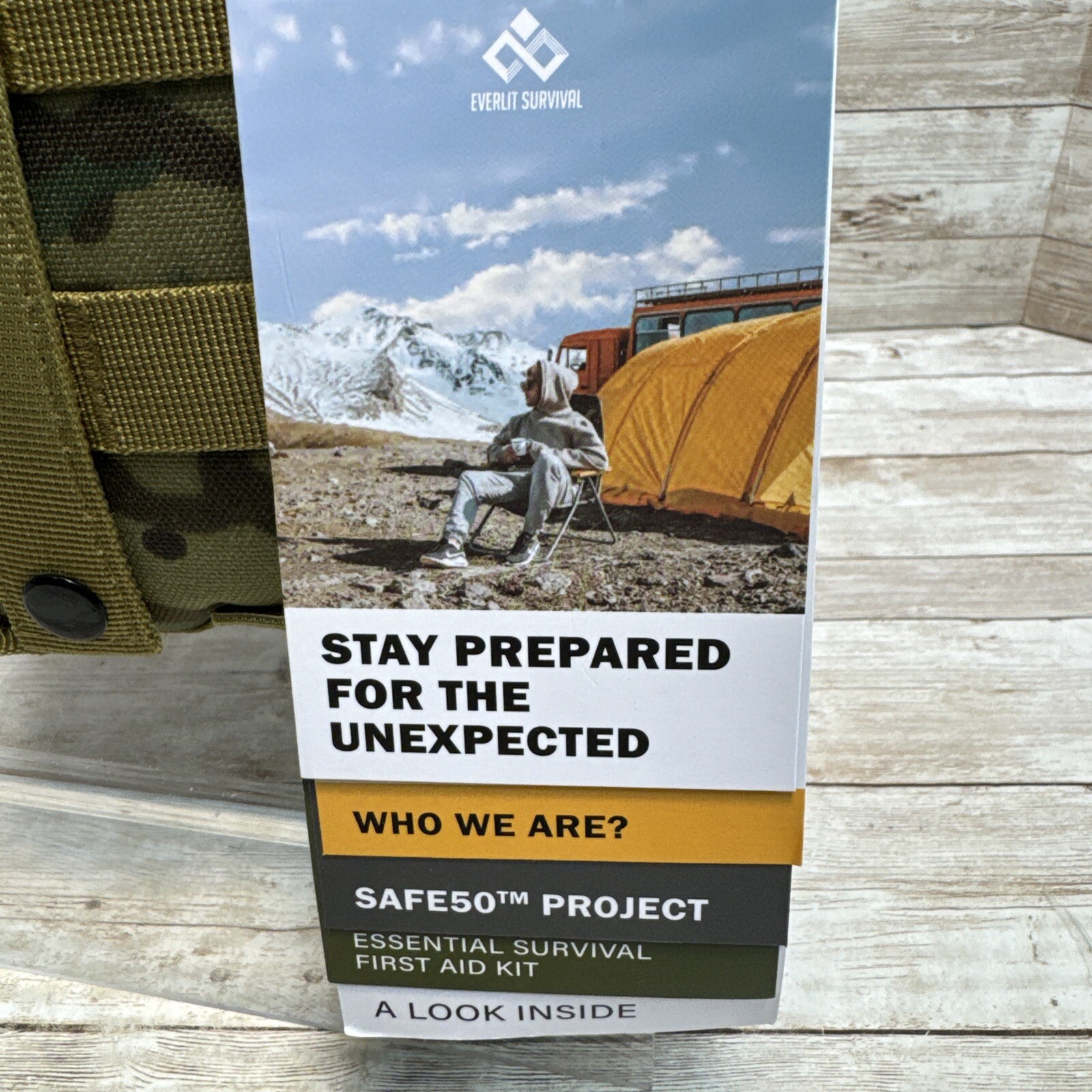 250 Pieces Survival First Aid Kit EMT Molle CamoPouch Survival Kit Outdoor Gear
