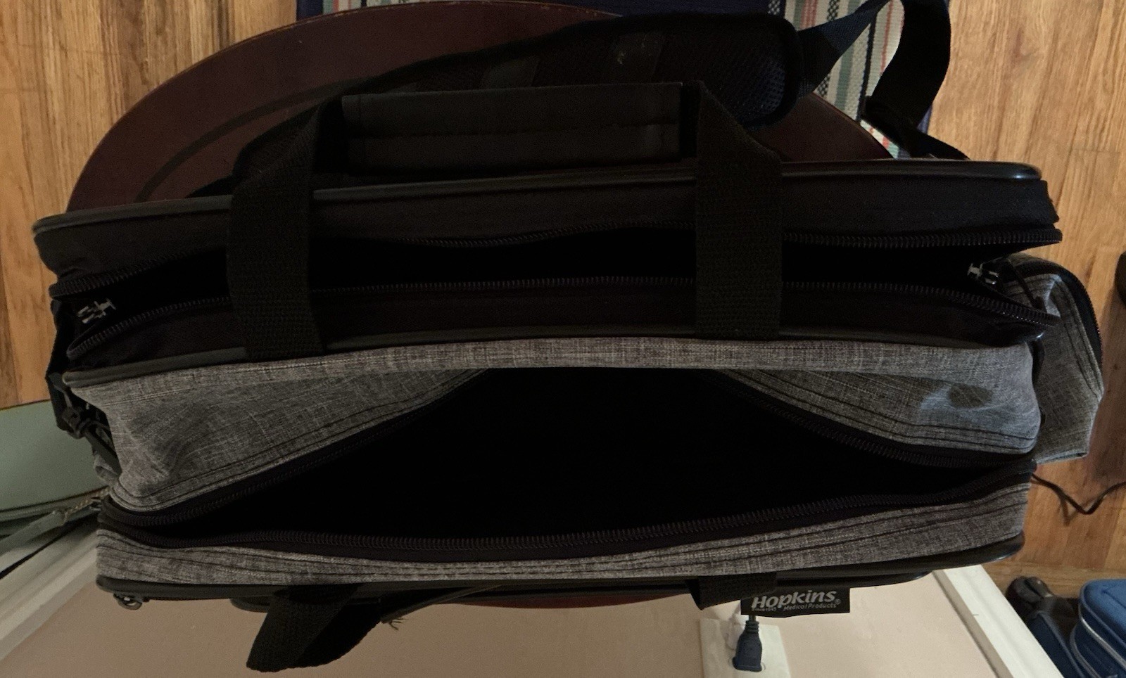 Hopkins Antimicrobial Mini Home Health Shoulder Bag With Large Departments (New)