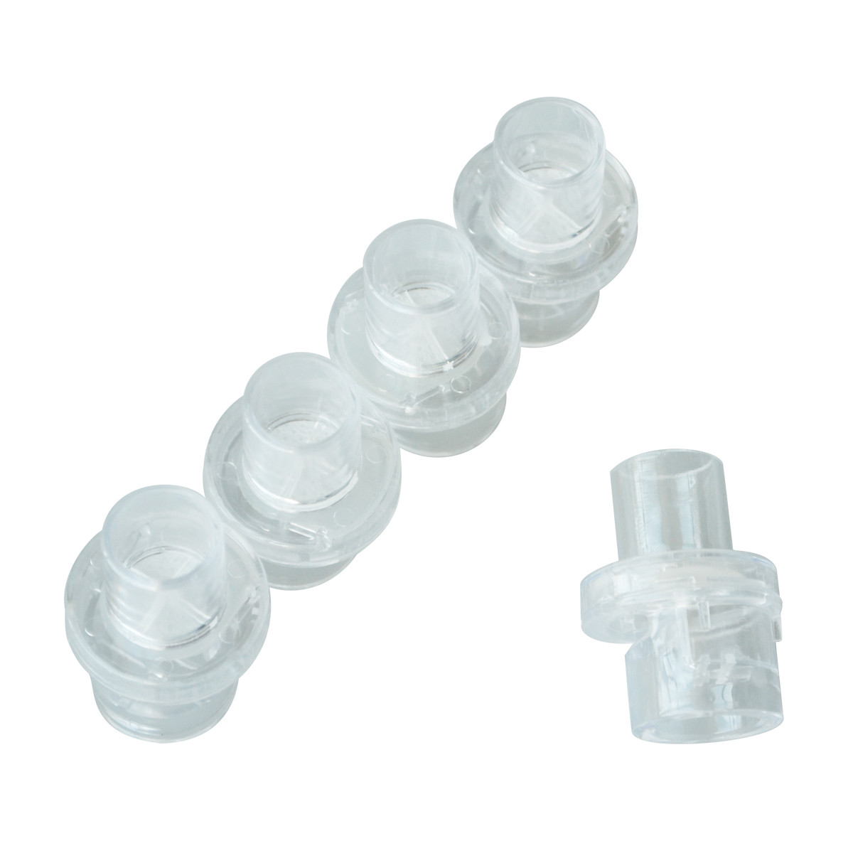100pcs/pack Oxygen Inlet One Way Valve For CPR Pouch Face Shields CPR Training