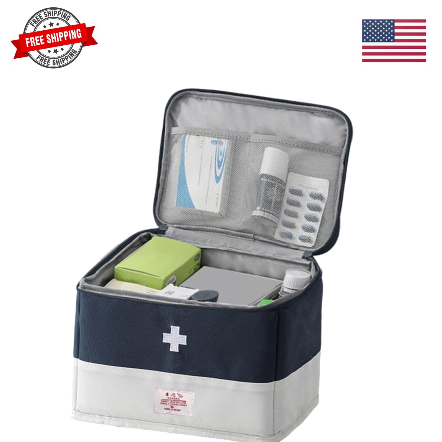 Multi-Functional Travel Medicine Organizer – Perfect for Hiking & Emergencies