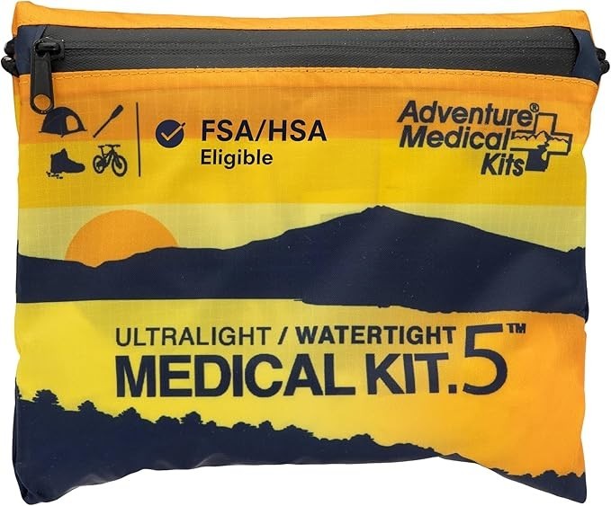 Ultralight First Aid Kit 1 Count Waterproof DryBag Bandages Moleskin Hiking