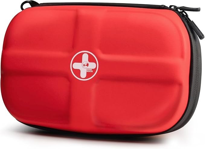 RHINO RESCUE EVA First Aid Kit, Small Waterproof Emergency Hiking First Aid Kit