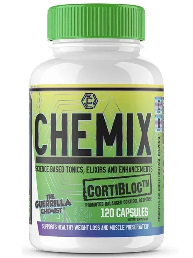 CHEMIX Cortiblog Botanical Supplement 120 Capsules Sealed Bottle