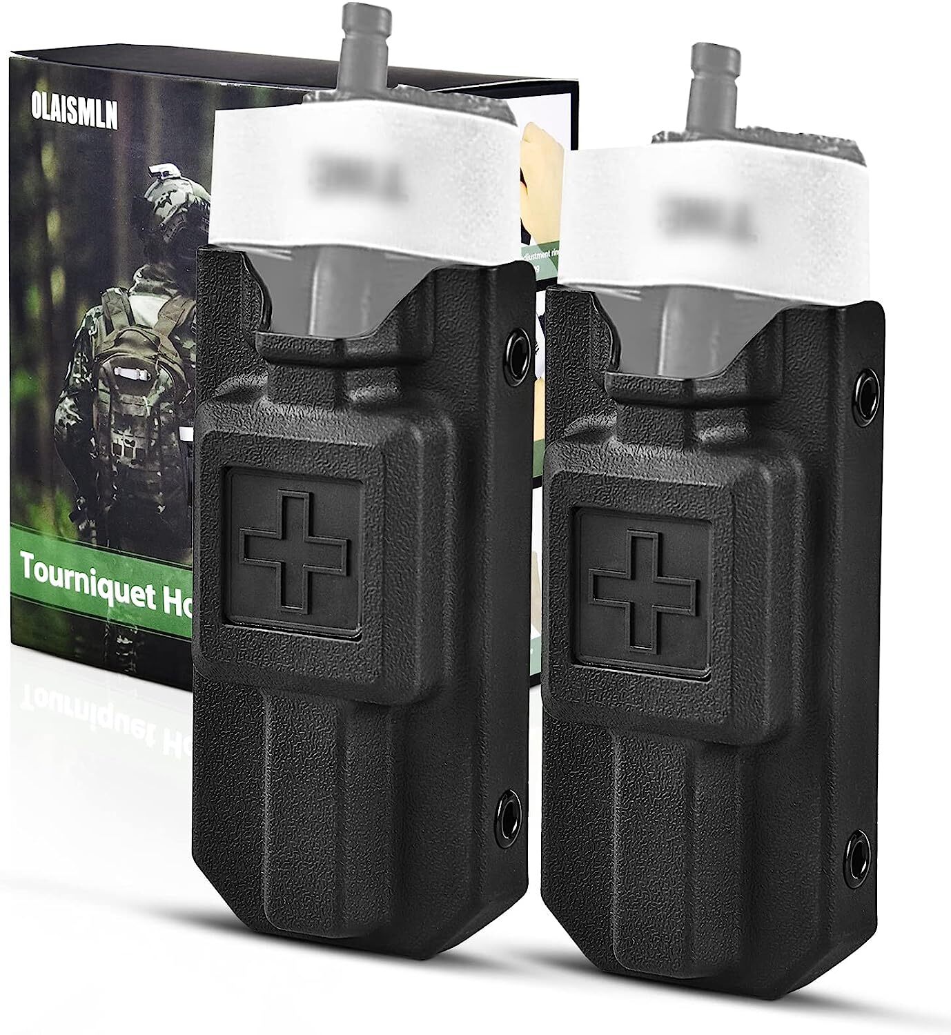 2Pack Tactical Tourniquet Holder Molle Pouch for Gen 7 CAT Tourniquet or Older