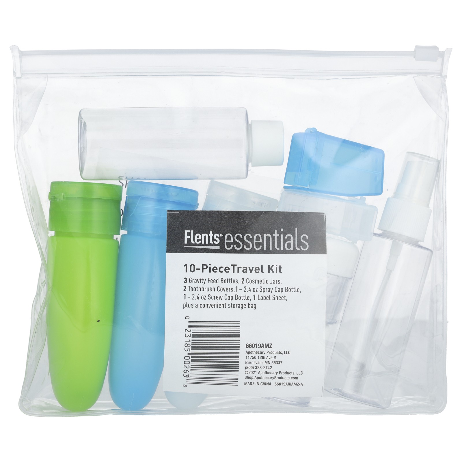 10 Piece Travel Kit, 10 Count