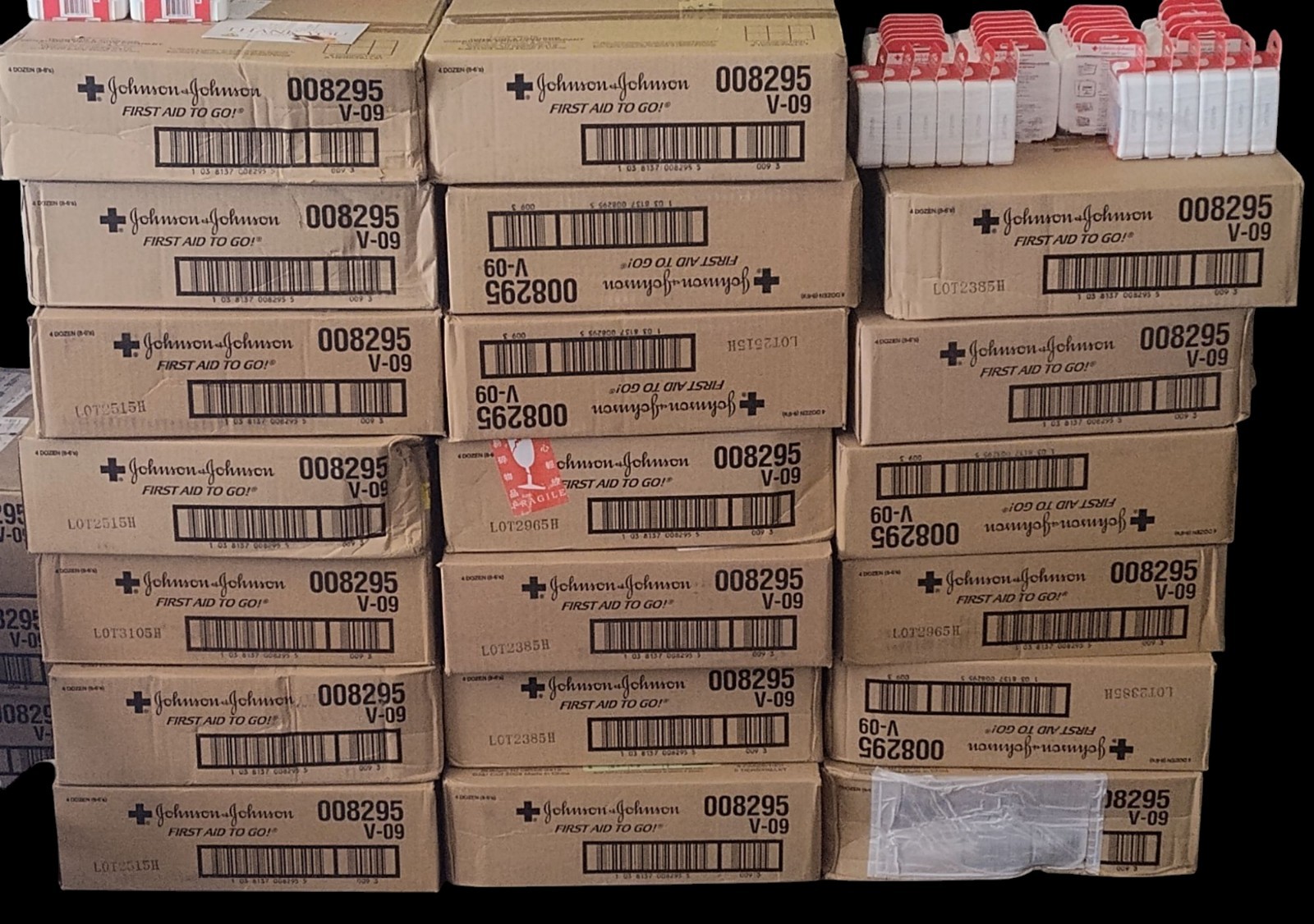 Band Aid First Aid To Go Kit Johnson & Johnson Wholesale Case = 48 Kits