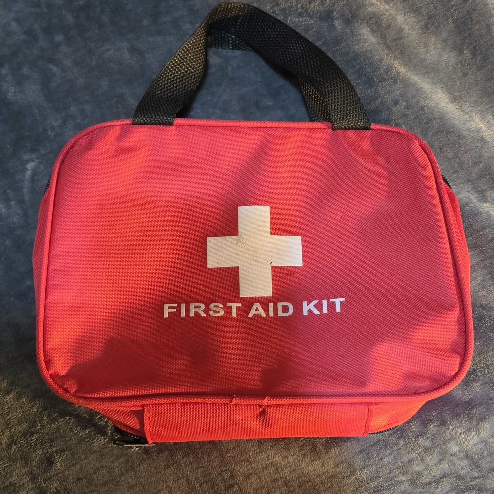 Portable Red Travel First Aid Kit Bag