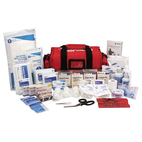 First Aid Only 520FR 16" x 8" x 7.5" First Responder Kit (158-Pcs/KT) New