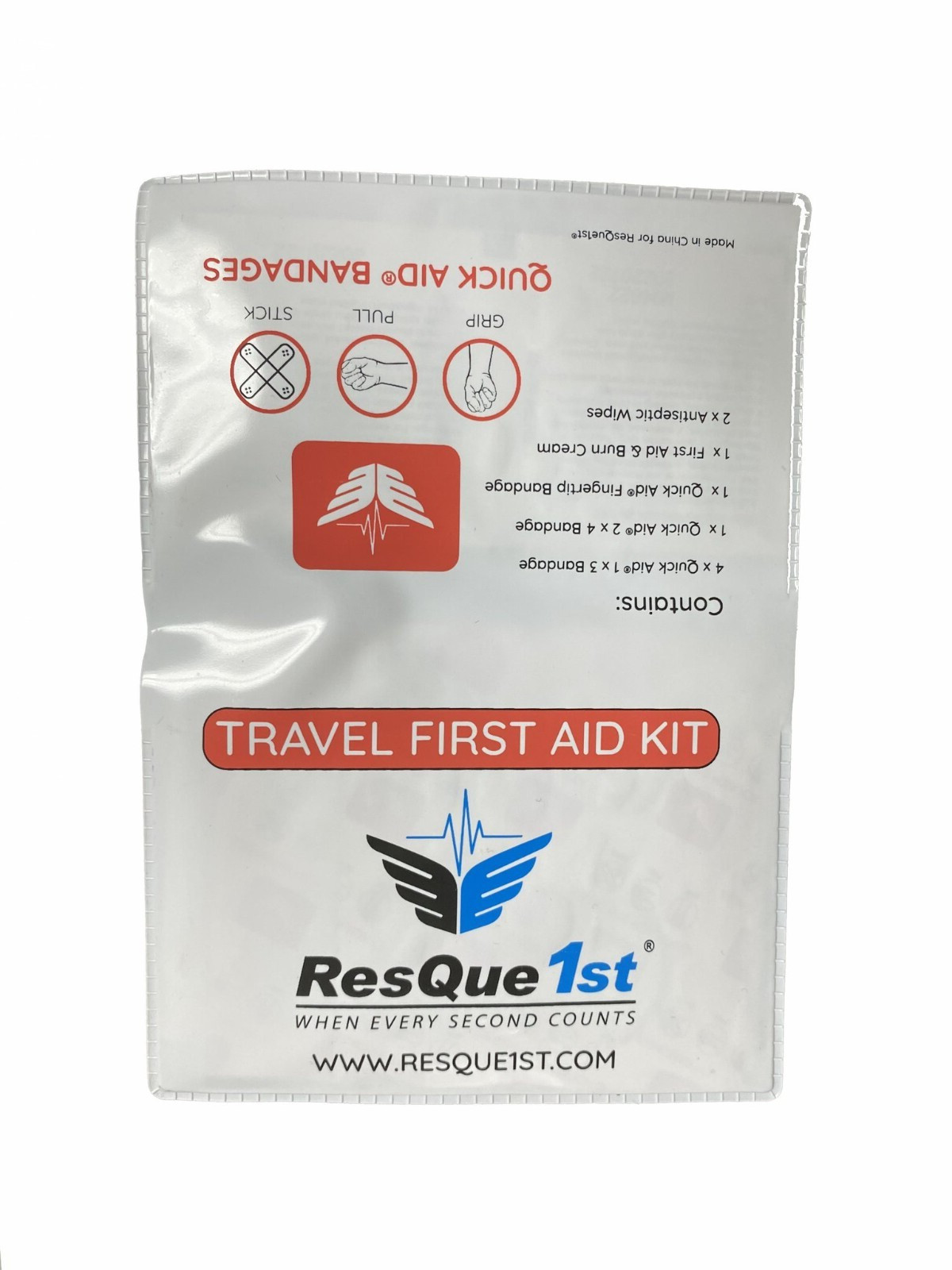Mini Travel First Aid Kit – Compact Emergency Pouch for Car, Purse, Hiking