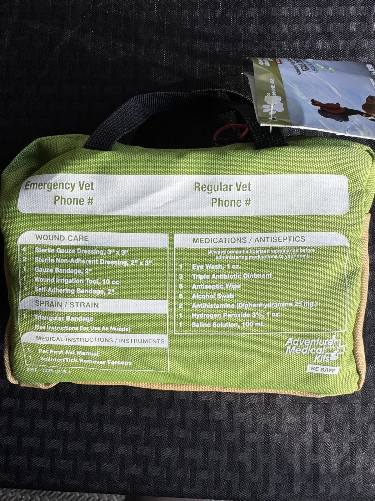 Adventure Medical Kits Trail Dog First Aid Medical Kit 34 piece kit