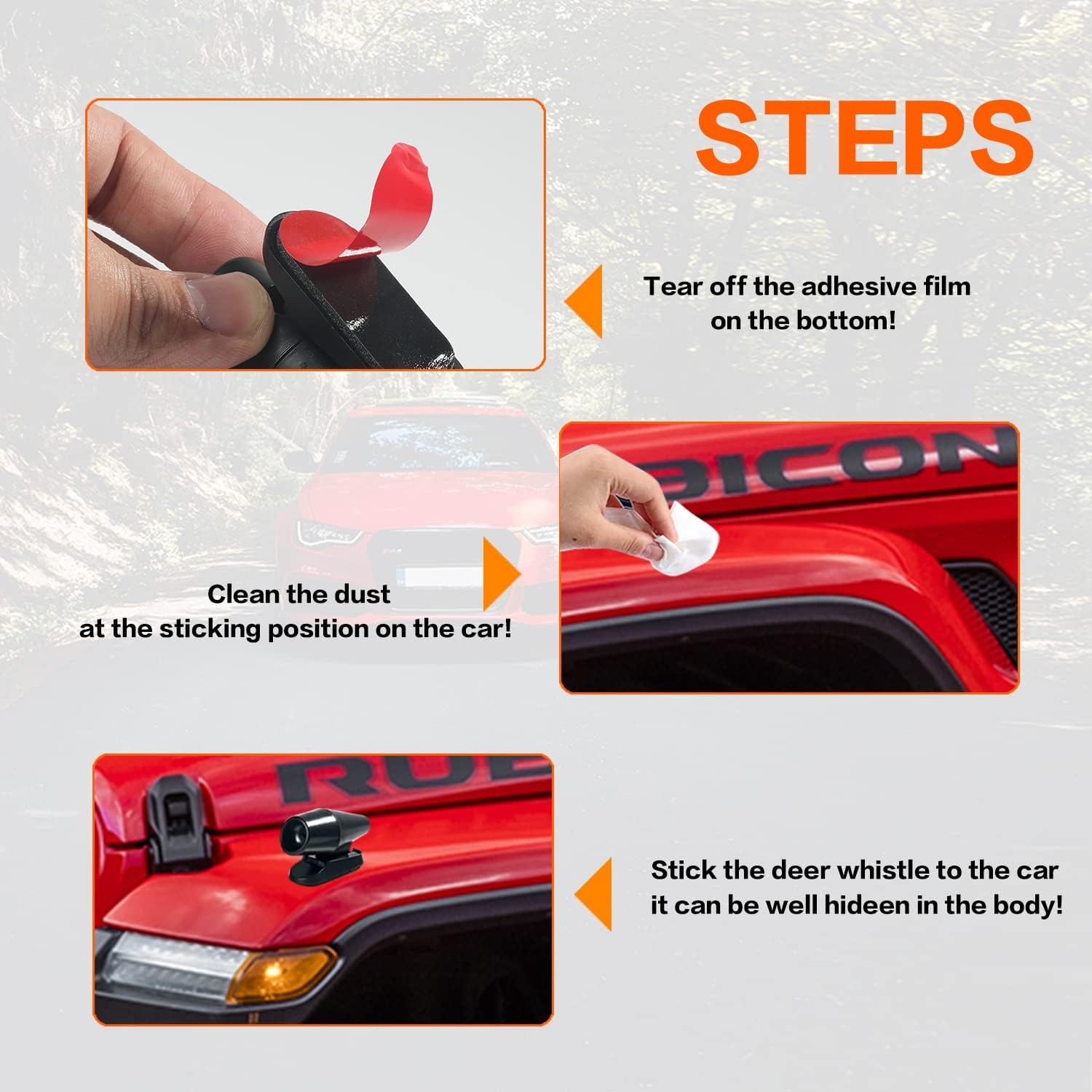 8 Pieces Deer Whistle,Deer Warning Whistles Device for Car,Save Deer…
