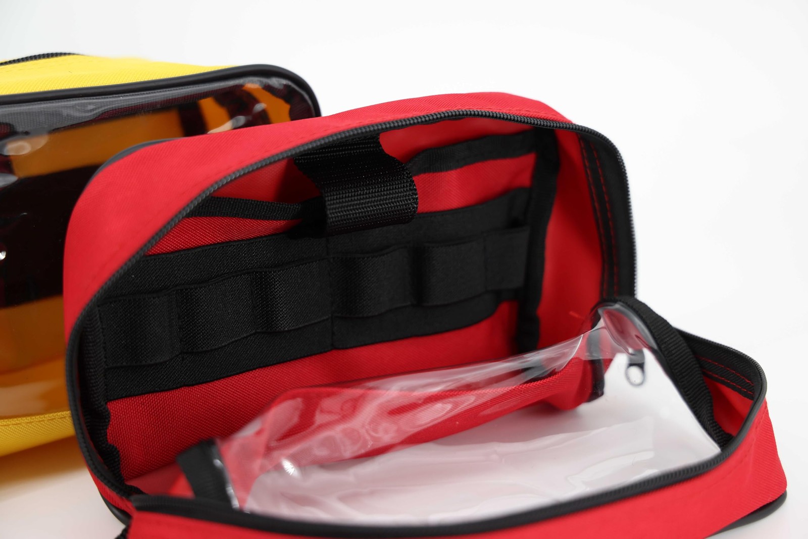 Color Coded First Aid Medical Kit Accessory Pouches – Zippered Bag With Trans…