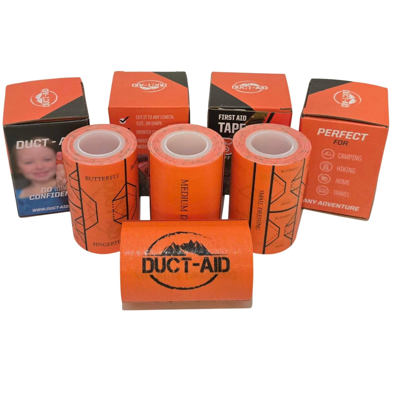 Compact First Aid Kit, Medical Grade Adhesive, Emergency Response Kit, 10 Fee…