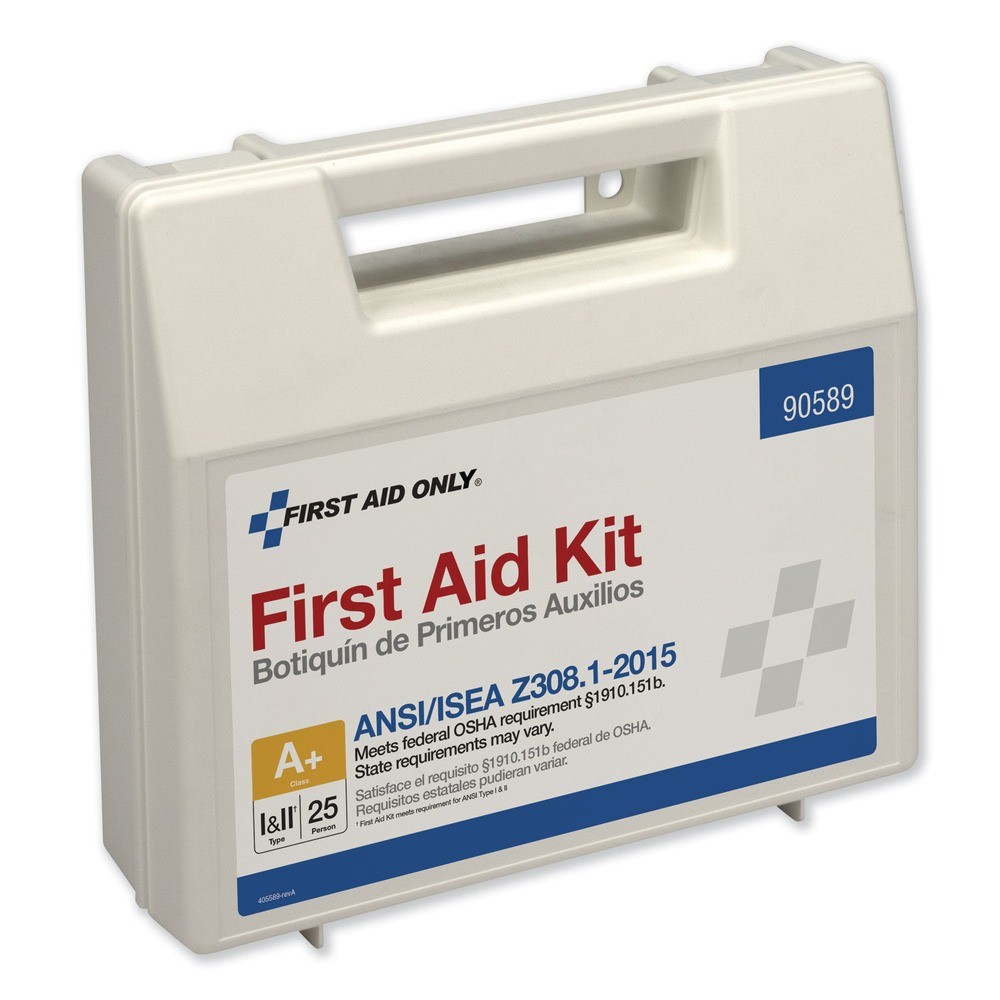 First Aid Only 90589 141-Piece ANSI Compliant Class A+ First Aid Kit New