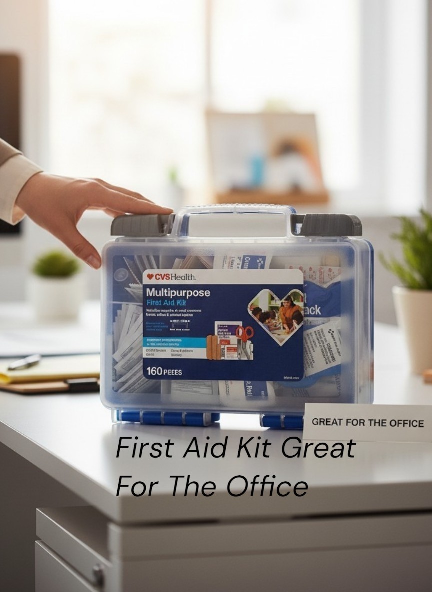 First Aid Kit -Camping, Home Office,Multi-Purpose 160 Pieces for Common Injuries