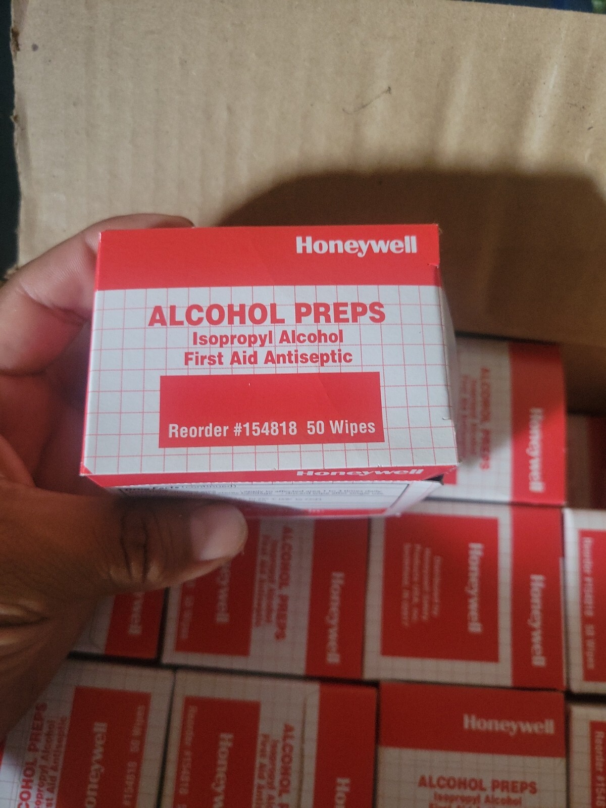 North by Honeywell 154818-H5, Alcohol Preps , 200 Total (4 PACKS )