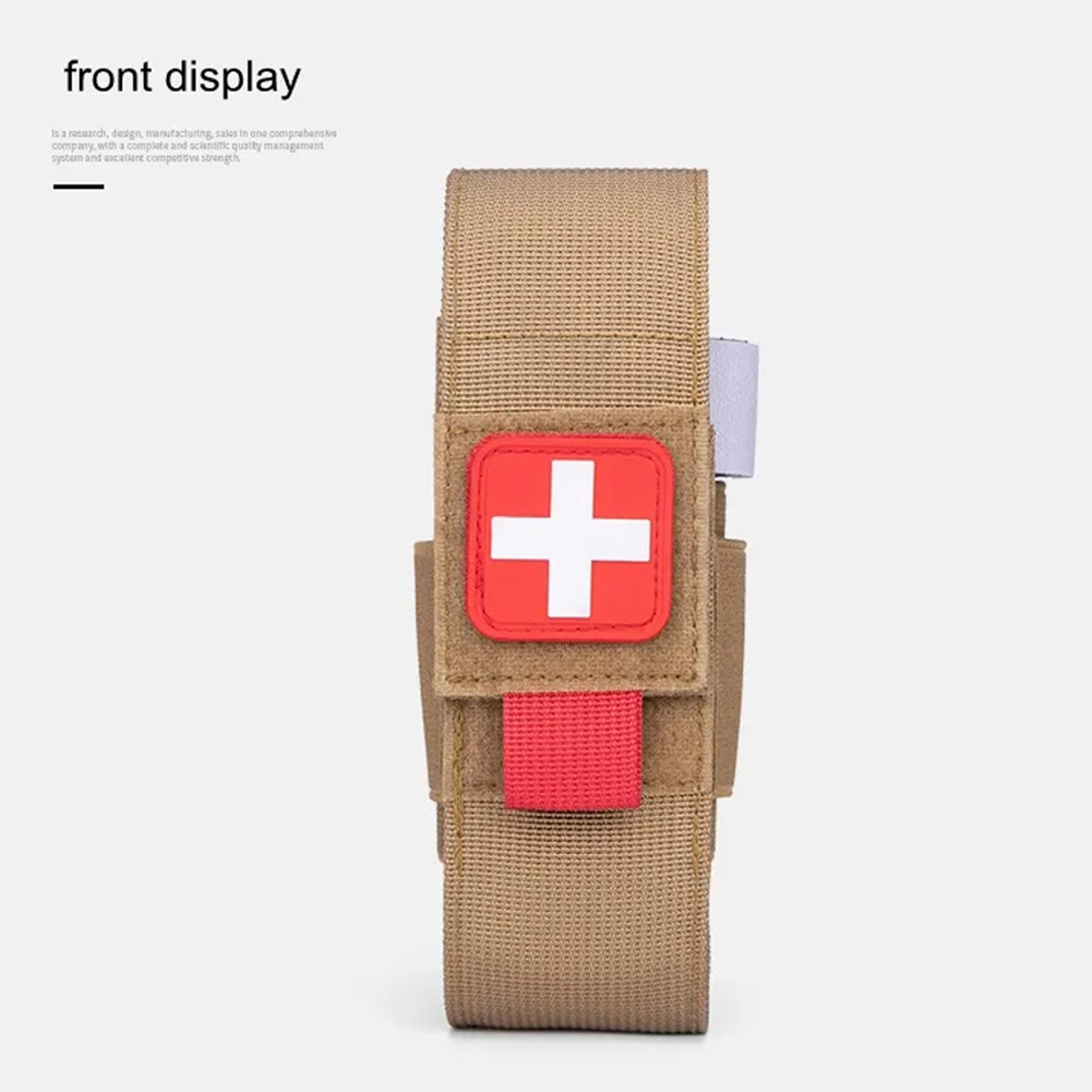 Outdoor Tourniquet Scissors Waist Bag First Aid Kit EDC Pouch Molle Tactical Bag