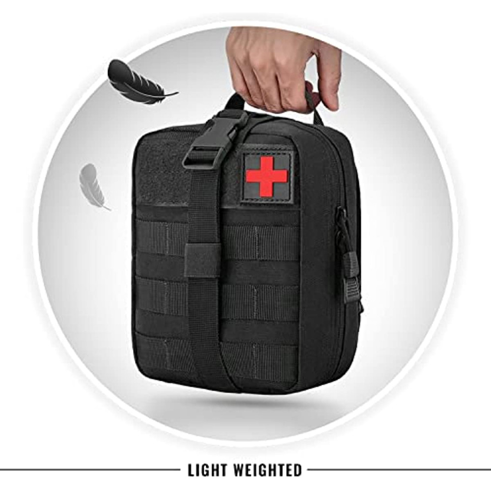 Tactical Survival Trauma Bag Medical Combat First Aid Emergency Kit Ifak Pouch
