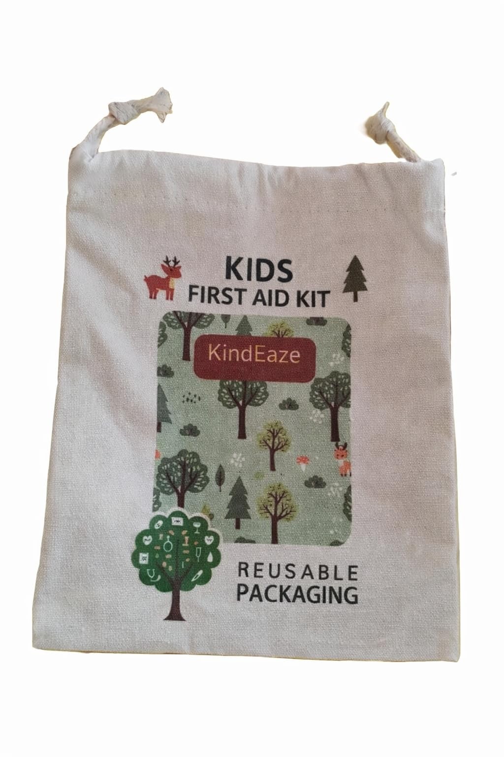 Travel First Aid Kit for Kids and Adults – 142 Pc. Includes Reusable Bag, Whi…