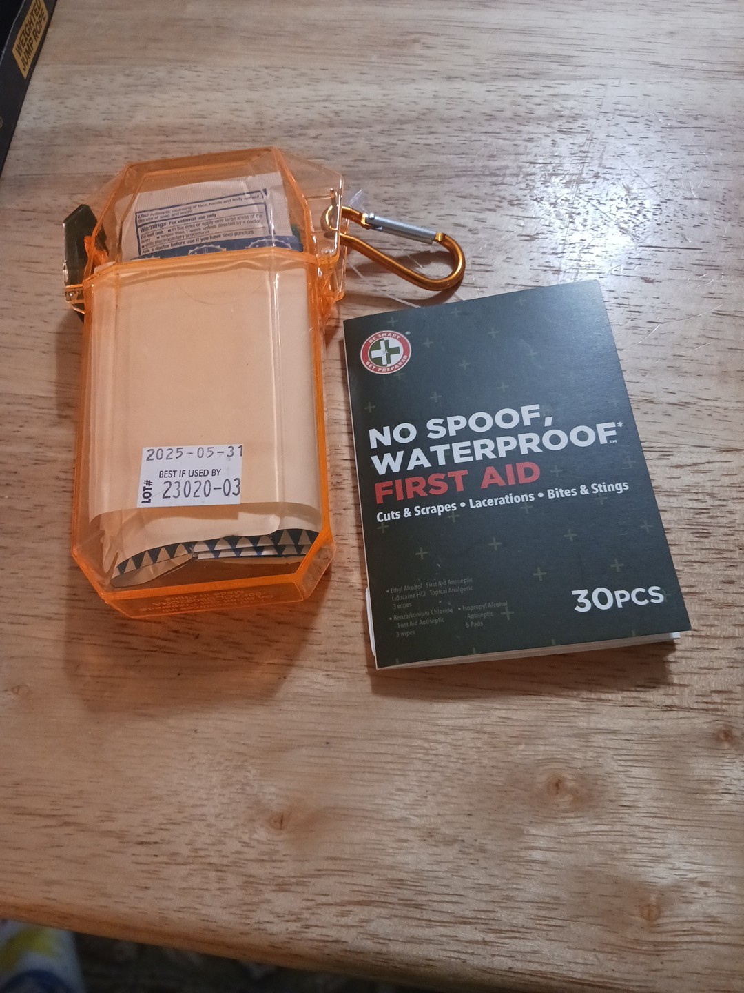 First Aid Kit No Spoof Waterproof Camping Hiking Exp Date 5/2025 New Sealed